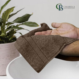 Casabella 12 Pack Flannel Face Cloth - 100% Cotton Face Towels Soft & Absorbent Super Quality Washcloths - thumbnail 4