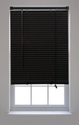 Furnished Pvc Venetian Blinds - Black 25mm Slats Trimmable Blinds For Windows And Doors  (W)70Cm (L)150Cm - thumbnail 2
