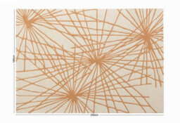 Esselle Home Aura Starburst Natural / Orange 160 X 230Cm Rug - thumbnail 5