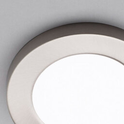 Litecraft Satin Nickel Magnetic Bezel For 6W Darly Bathroom Flush Ceiling Light - thumbnail 4