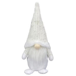 Woodside Home Living Christmas Decoration - White Gonk - thumbnail 2