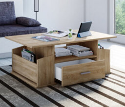 Vcm Sofatically Coffee Table Drawer Junata - thumbnail 5