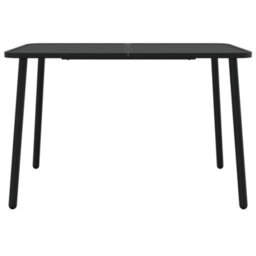 Walplus Garden Table Anthracite 110X80X71 Cm Steel - thumbnail 3