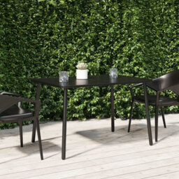 Walplus Garden Table Anthracite 110X80X71 Cm Steel - thumbnail 1