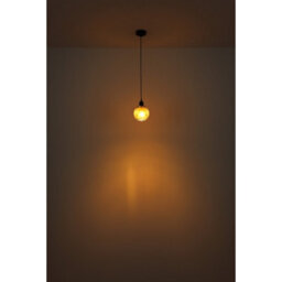 Luminosa Lighting Luminosa Zumba Dome Pendant Ceiling Light Matt Black Ball Glass Shade 1X E27 - thumbnail 5