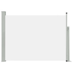Berkfield Patio Retractable Side Awning 120X500 Cm Cream - thumbnail 2
