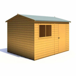 Shire Lewis 10 X 8 Feet Single Door Reverse Apex Style C Shed - L256.6 X W311.4 X H220.7 Cm - thumbnail 4