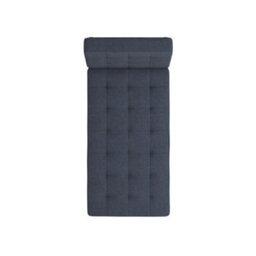 Dorel Adalynn Chaise Lounger In Linen Look Blue - thumbnail 2
