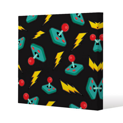 Andrew Lee Retro Video Game Joystick (Canvas Print) / 101 X 101 X 4Cm - image 1