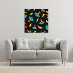 Andrew Lee Retro Video Game Joystick (Canvas Print) / 101 X 101 X 4Cm - thumbnail 3