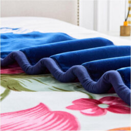 Gc Gaveno Cavailia Sherpa Fleece Floral Weighted Blanket 4Kg Reversible Blanket Stress For Free Calming Good Sleep (200 X 240 Cm) - thumbnail 4