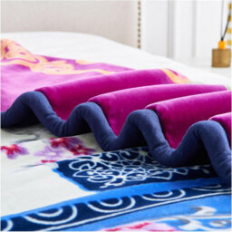 Gc Gaveno Cavailia Sherpa Fleece Floral Weighted Blanket 4Kg Reversible Blanket Stress For Free Calming Good Sleep (200 X 240 Cm) - thumbnail 3