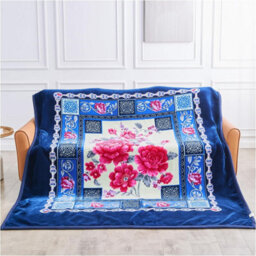 Gc Gaveno Cavailia Sherpa Fleece Floral Weighted Blanket 4Kg Reversible Blanket Stress For Free Calming Good Sleep (200 X 240 Cm) - thumbnail 2