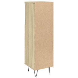 Berkfield Bathroom Cabinet Sonoma Oak 30X30X100 Cm Engineered Wood - thumbnail 6
