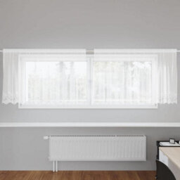 Walplus Curtains With Curtains Floral White Polyester - thumbnail 1