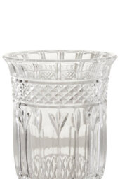 Orsina Footed Vase With Square Base, White Polyresin Design With Textured Finish, Ideal For Displaying - thumbnail 5