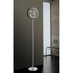 Luminosa Lighting Luminosa Geo Floor Lamp Black Shade 9 Light G4 Polished Chrome/crystal, Not Led/cfl Compatible - thumbnail 5