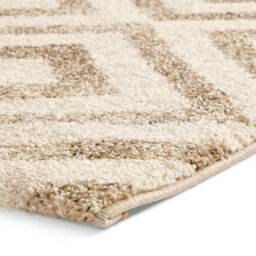 Beige Modern Geometric Easy To Clean Rug For Dining Room-120Cm X 170Cm - thumbnail 5