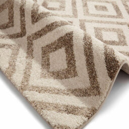 Beige Modern Geometric Easy To Clean Rug For Dining Room-120Cm X 170Cm - thumbnail 6