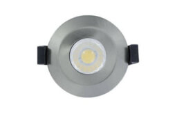 Luminosa Lighting Luminosa Led Ip65 Fire Rated Downlight Recessed Spotlight 10W 4000K 850Lm Dimmable Bezel Satin Nickel Ip65 - thumbnail 2
