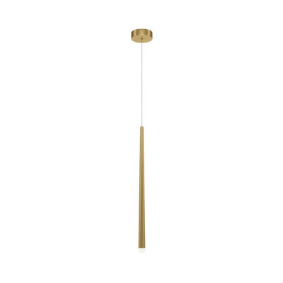 Luminosa Lighting Luminosa Cascade Modern Slim Pendant Ceiling Light Brass 700Lm 1Xled - image 1