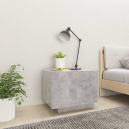Berkfield Bedside Cabinet Concrete Grey 100X35X40 Cm Engineered Wood - thumbnail 3