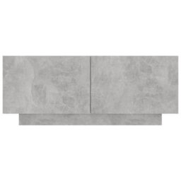Berkfield Bedside Cabinet Concrete Grey 100X35X40 Cm Engineered Wood - thumbnail 5