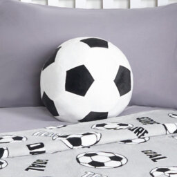 OHS Filled Football Cushion Ball Plush Decorative Kids Bed Pillow Plump Chair Sofa - thumbnail 1