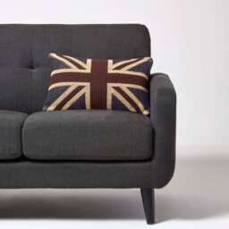 Homescapes Jacquard Union Jack Cushion Cover British Flag, 30 X 50 Cm - thumbnail 4