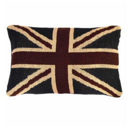 Homescapes Jacquard Union Jack Cushion Cover British Flag, 30 X 50 Cm - thumbnail 1