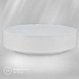 Briloner Mains-Powered Led White Fabric Shade Ceiling Light (Dia)38Cm - thumbnail 4