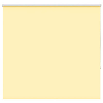 Berkfield Roller Blind Blackout Yellow 150X130 Cm Fabric Width 146.6 Cm Polyester - image 1