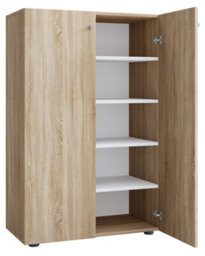 Vcm Xl Wood Large Shoe Cabinet Lona 5 - thumbnail 2