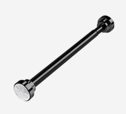 Shower Curtain Telescopic Rod - Black (125-220 Cm) - thumbnail 2