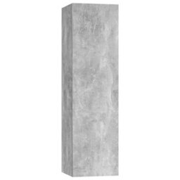 Berkfield 7 Piece Tv Cabinet Set Concrete Grey Engineered Wood - thumbnail 6