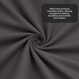 Aspire Homeware Charcoal Fitted Sheet 40 Cm Extra Deep Pocket Hypoallergenic Bed Sheet Microfiber (L)200Cm X (W)180Cm,super King - thumbnail 4