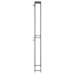 Berkfield Wine Rack For 95 Bottles Black 54X18X200 Cm Wrought Iron - thumbnail 4