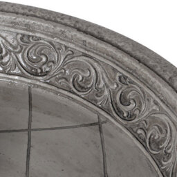 Teamson Home Two-Tier Tradtional Birdbath Outdoor Garden Fountain, Light Grey - thumbnail 6