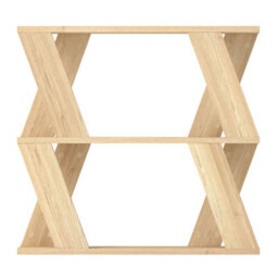 Levede Slim Side Table  Storage Shelf Sofa End  Accent Table Wooden 2 Tier - thumbnail 3