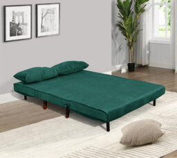 Kosy Koala Double Sofa Bed Sleeper Foldable Portable Pillow Lounge Couch Green Sofa Bedliving Room Furniture - thumbnail 3