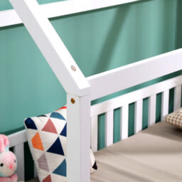 Furniturehmd Treehouse Style Bed Frame,solid Pine Wood, Single Bed Frame,floor Bed Frame For Boys And Girls,bedroom Furniture - thumbnail 5