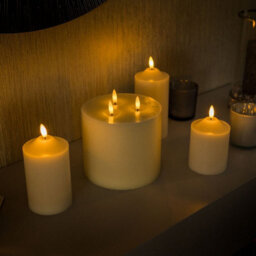 Valuelights Flickering Candle Ivory Light Decoration - thumbnail 3