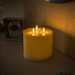 Valuelights Flickering Candle Ivory Light Decoration - thumbnail 4