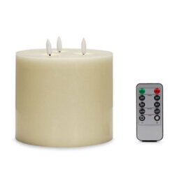 Valuelights Flickering Candle Ivory Light Decoration - thumbnail 1
