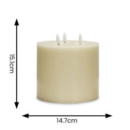 Valuelights Flickering Candle Ivory Light Decoration - thumbnail 8