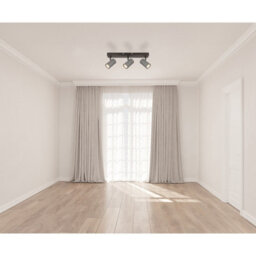 Luminosa Lighting Luminosa Robby Ceiling Spotlight Bar Gunmetal 3X Gu10 - thumbnail 5