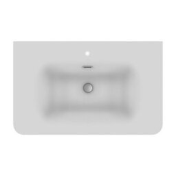 Plum&clay Isla Ribbed Fluted Grey Freestanding Bathroom Vanity Unit & White Basin Set (W)600mm - thumbnail 2