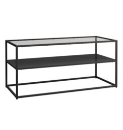 Hallowood Furniture Bewdley Metal Coffee Table With Glass Top - thumbnail 8