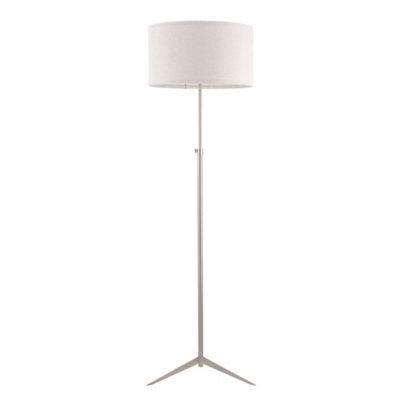 Pagazzi Lighting Pagazzi Brielle Satin Chrome Floor Lamp - image 1