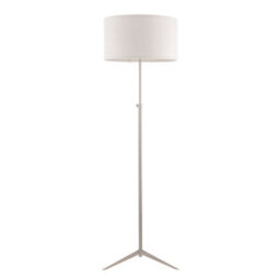Pagazzi Lighting Pagazzi Brielle Satin Chrome Floor Lamp - thumbnail 1